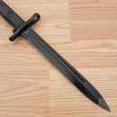 M1 Combat Knife 9.75" Black Stainless Steel Blade Black Grooved Stainless Handle 210933 -China Made - Survivor Hand Precision Knives & Outdoor Gear Store