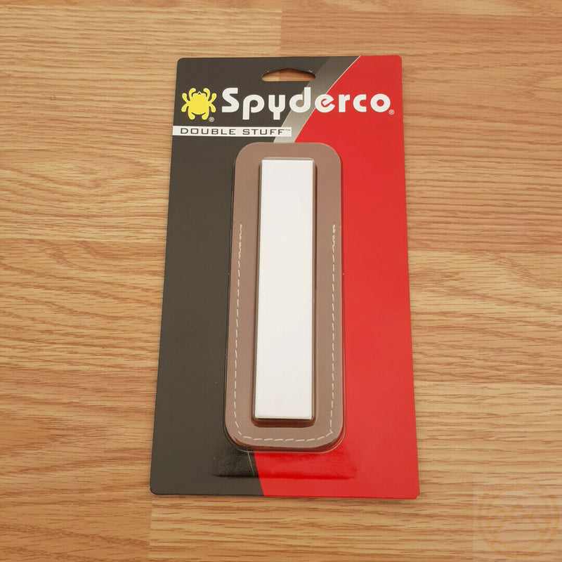 Spyderco Double Stuff Pocket Stone Knife Sharpener Fine & Medium Grit on The Other 303MF -Spyderco - Survivor Hand Precision Knives & Outdoor Gear Store