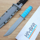 KaBar USSF Space-Bar Fixed Knife 7" 1095 Cro-Van Carbon Steel Rubber Blue Handle 1313SF -Ka-Bar - Survivor Hand Precision Knives & Outdoor Gear Store