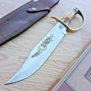 Rough Ryder D Guard Bowie Fixed Knife 10.5" Stainless Steel Blade Bone Handle 1943 -Rough Ryder - Survivor Hand Precision Knives & Outdoor Gear Store