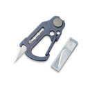 Civivi Polymorph Carabiner Keychain Titanium Multi Tool Blue Utility Blades 200453 -Civivi - Survivor Hand Precision Knives & Outdoor Gear Store