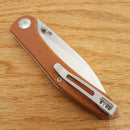 Civivi Hadros Folding Knife 3.25" 10Cr15CoMoV Steel Blade Brown Micarta Handle 200042 -Civivi - Survivor Hand Precision Knives & Outdoor Gear Store