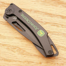 Case XX John Deere Folding Knife 2.25" Stainless Steel Blade Stainless Handle 15769 -Case Cutlery - Survivor Hand Precision Knives & Outdoor Gear Store