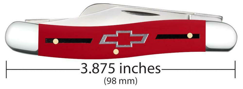 Case XX Chevrolet Stockman Pocket Knife Stainless Steel Blades Synthetic Handle 33705 -Case Cutlery - Survivor Hand Precision Knives & Outdoor Gear Store