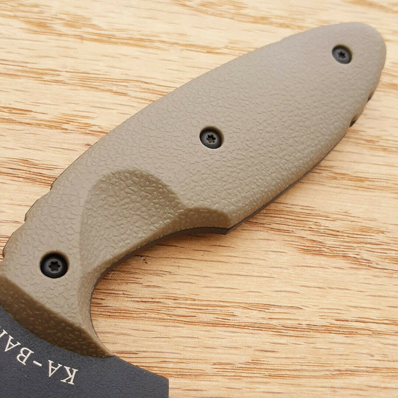 KABAR TDI Law Enforcement Knife AUS8A S. Steel Blade & Coyote Brown Zytel Handle 1477CB -Ka-Bar - Survivor Hand Precision Knives & Outdoor Gear Store