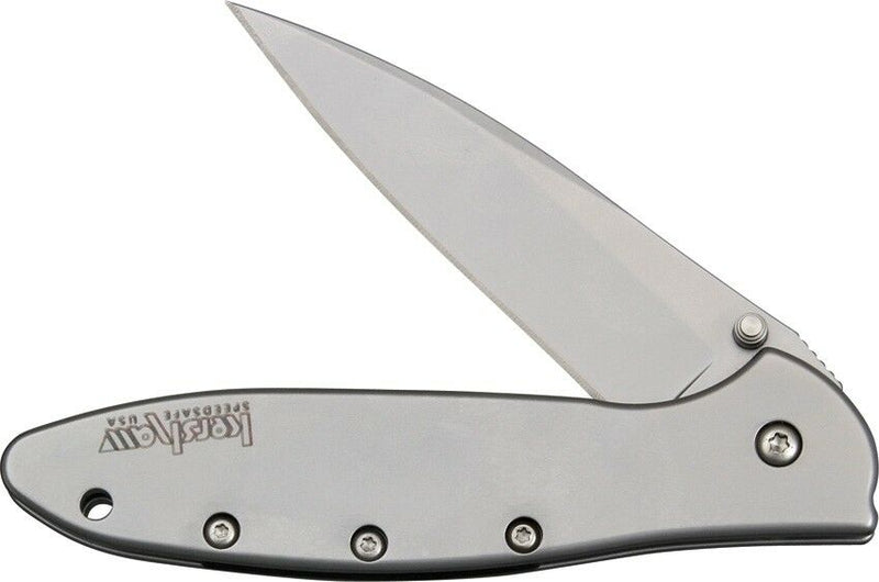 Kershaw Leek A/O Folding Knife 3" 14C28N Steel Sandvik Blade Stainless Steel Handle 1660 -Kershaw - Survivor Hand Precision Knives & Outdoor Gear Store