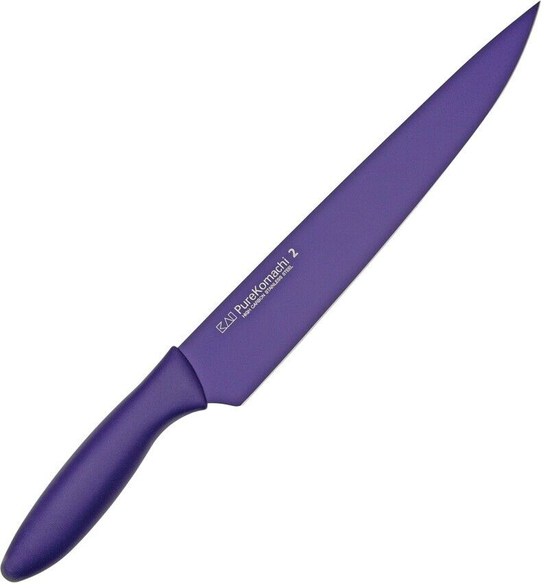 Kershaw Slicing Fixed Knife 9" High Carbon Steel Blade Purple Synthetic Handle 5067 -Kershaw - Survivor Hand Precision Knives & Outdoor Gear Store