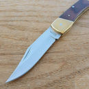 Schrade Uncle Henry Bear Paw Knife Stainless Blade & Wood Handles/Brass 5" Closed LB7 -Schrade - Survivor Hand Precision Knives & Outdoor Gear Store