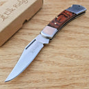 Elk Ridge Lockback Folding Knife 2.25" 440 Stainless Blade Pakkawood Handle 123W -Elk Ridge - Survivor Hand Precision Knives & Outdoor Gear Store