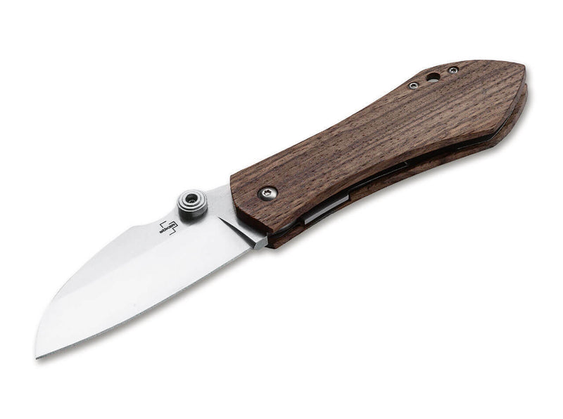 Boker Plus Anso 67 Pro Liner Folding Knife 3.25" D2 Tool Steel Blade Wood Handle 01BO233 -Boker Plus - Survivor Hand Precision Knives & Outdoor Gear Store