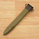 M1 Combat Knife 9.75" Black Stainless Steel Blade Black Grooved Stainless Handle 210933 -China Made - Survivor Hand Precision Knives & Outdoor Gear Store