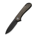 Civivi Elementum Linerlock Folding Knife 3" D2 Steel Blade Micarta Handle 907Z -Civivi - Survivor Hand Precision Knives & Outdoor Gear Store