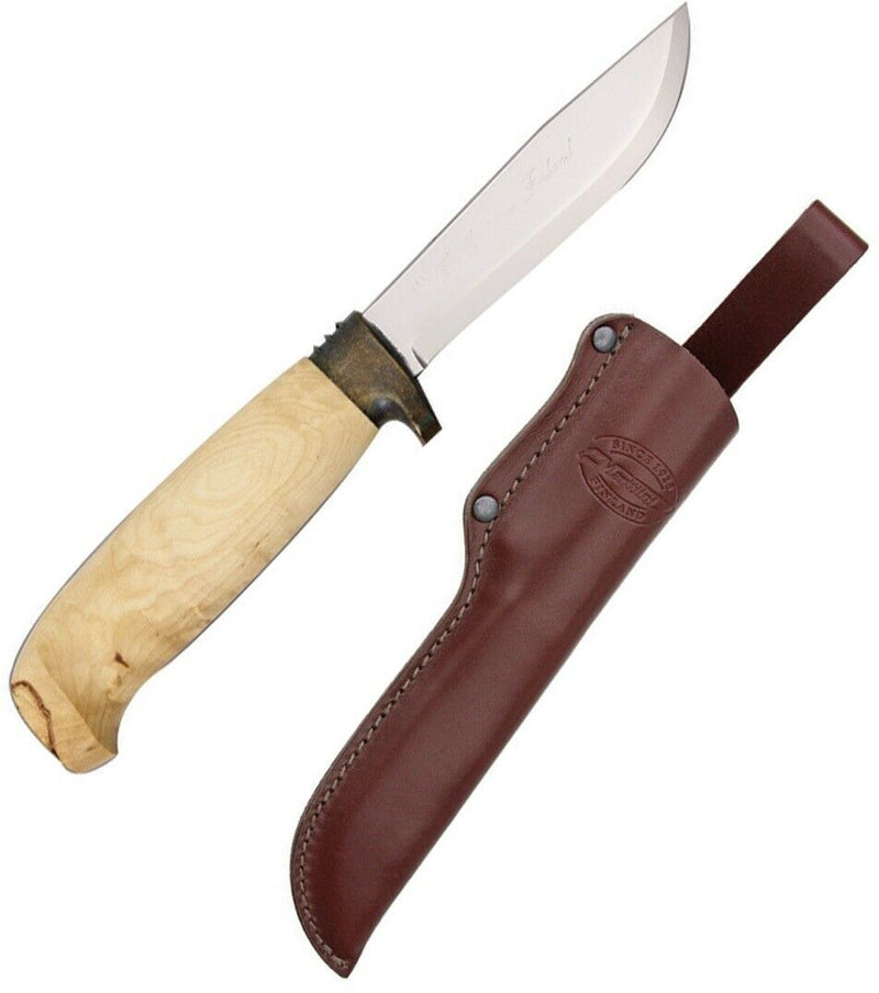 Marttiini Condor De Luxe Fixed Knife 4.12" Stainless Blade Curly Birch Handle 167014 -Marttiini - Survivor Hand Precision Knives & Outdoor Gear Store