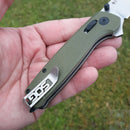 SOG Terminus XR Folding Knife 3" D2 Tool Steel Blade Green Textured G10 Handle TM1022BX -SOG - Survivor Hand Precision Knives & Outdoor Gear Store