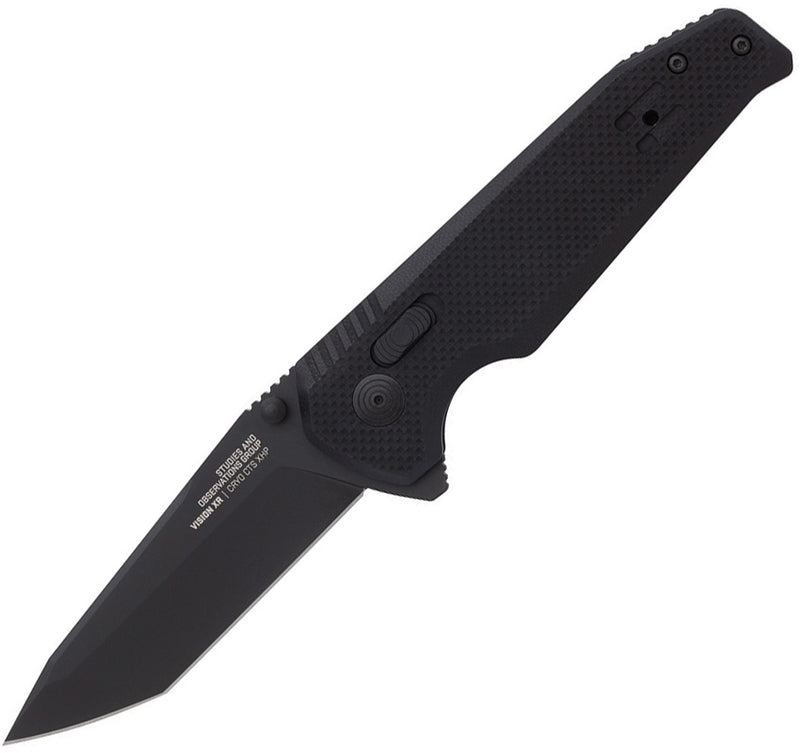 SOG Vision XR Folding Knife 3.38" Toxide Coaed CTS-XHP Steel Tanto Blade Black G10 Handle 12570157 -SOG - Survivor Hand Precision Knives & Outdoor Gear Store