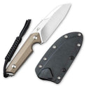 Civivi Kepler Fixed Knife 4.5" 9Cr18MoV Steel Full Tang Blade Tan G10 Handle 2109B -Civivi - Survivor Hand Precision Knives & Outdoor Gear Store