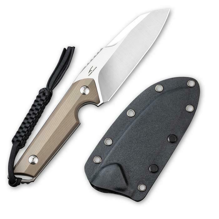 Civivi Kepler Fixed Knife 4.5" 9Cr18MoV Steel Full Tang Blade Tan G10 Handle 2109B -Civivi - Survivor Hand Precision Knives & Outdoor Gear Store