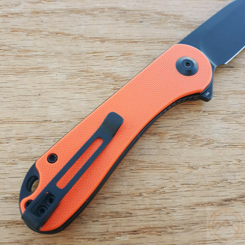 Civivi Elementum Linerlock Folding Knife 3" D2 Steel Blade Orange G10 Handle 907Y -Civivi - Survivor Hand Precision Knives & Outdoor Gear Store