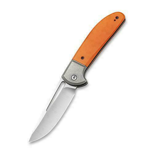 Civivi Trailblazer XL Folding Knife 3.5" D2 Tool Steel Blade Orange G10 Handle 2101B -Civivi - Survivor Hand Precision Knives & Outdoor Gear Store