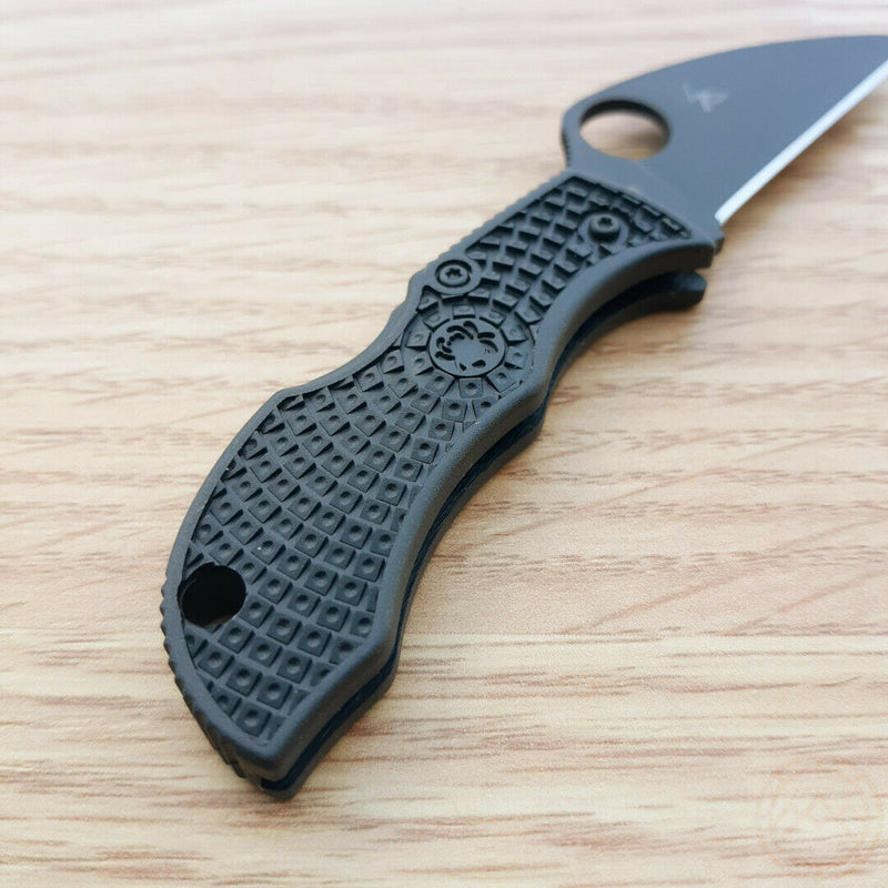 Spyderco Manbug Wharncliffe Pocket Knife 1.88 VG-10 Steel Blade Black FRN Handle MBKWPBK -Spyderco - Survivor Hand Precision Knives & Outdoor Gear Store