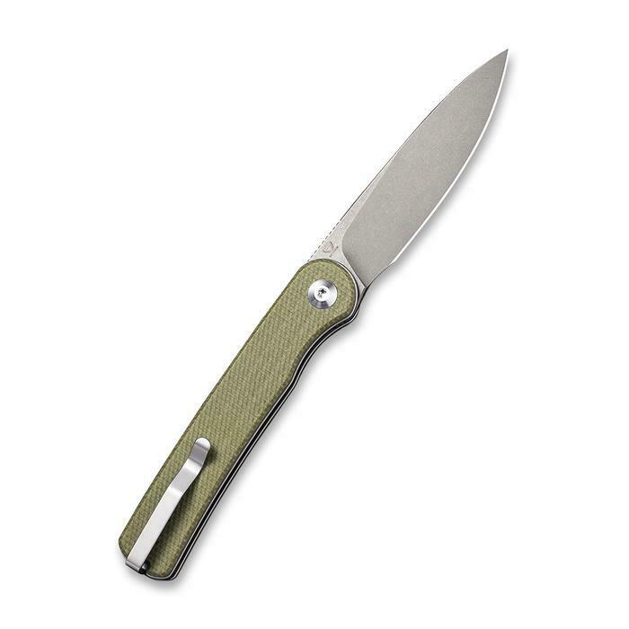 Civivi Stylum Folding Knife 3" 10Cr15CoMoV Steel Blade Green Micarta Handle 20010BB -Civivi - Survivor Hand Precision Knives & Outdoor Gear Store