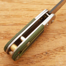 Rough Ryder Tadpole Folding Knife 1.5" Stainless Steel Blade Green G-10 Handle 2313 -Rough Ryder - Survivor Hand Precision Knives & Outdoor Gear Store