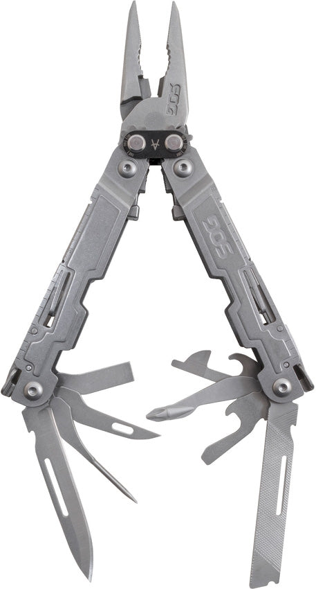 SOG PowerAccess Multi-Tool Pliers Ruler Screwdrivers Openers Wire Cutter Locking 1001CP -SOG - Survivor Hand Precision Knives & Outdoor Gear Store