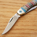Rough Ryder Lockback Pocket Knife Stainless Steel Blade Stone/Southwest Handle 1747 -Rough Ryder - Survivor Hand Precision Knives & Outdoor Gear Store