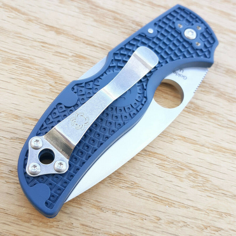 Spyderco Native 5 Folding Knife 3" SPY27 Stainless Blade Blue FRN Handle 41PCBL5 -Spyderco - Survivor Hand Precision Knives & Outdoor Gear Store