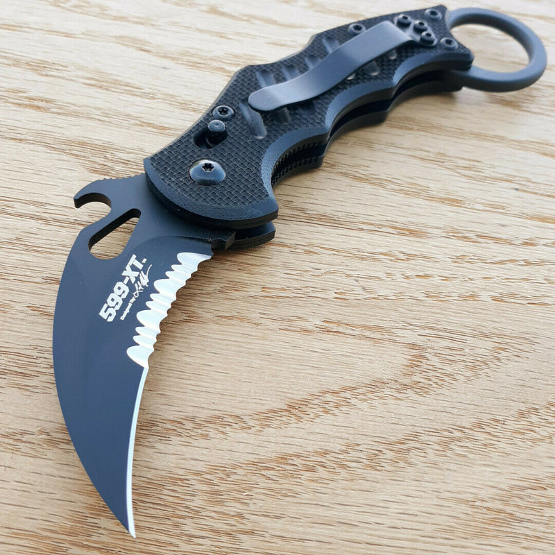 Fox Liner Folding Knife 2.5" Bohler N690 Steel Karambit Blade G10 Handle 99XTS -Fox - Survivor Hand Precision Knives & Outdoor Gear Store