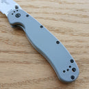 Ontario RAT I Linerlock Folding Knife 3.5" AUS8 Steel Blade Gray Nylon Handle 8848GY -Ontario - Survivor Hand Precision Knives & Outdoor Gear Store