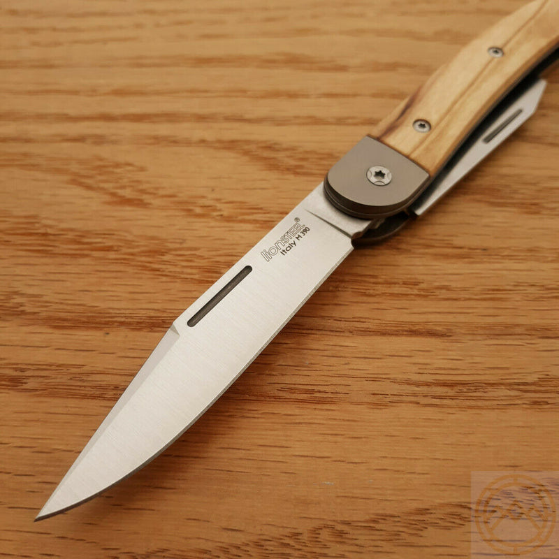 LionSTEEL Jack Linerlock Pocket Knife 3.03" M390 Steel Blades Olive Wood Handle TJK3UL -LionSTEEL - Survivor Hand Precision Knives & Outdoor Gear Store