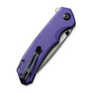 Civivi Brazen Linerlock Folding Knife 3.5" 14C28N Sandvik Steel Blade Purple G10 Handle 2102A -Civivi - Survivor Hand Precision Knives & Outdoor Gear Store