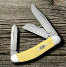 Case XX Sowbelly Pocket Knife Chrome Vanadium Carbon Steel Blades Yellow Synthetic Handle 30118 -Case Cutlery - Survivor Hand Precision Knives & Outdoor Gear Store