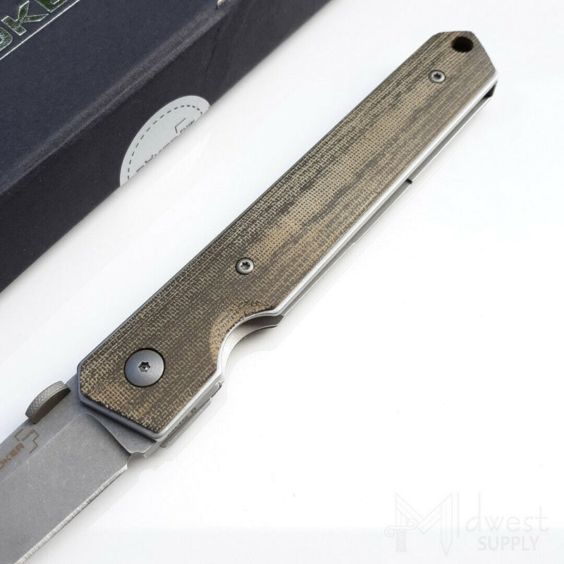 Boker Plus Kwaiken Folding Knife 3 ½" AUS8 Steel Blade and Green Micarta Handle 01BO291 -Boker Plus - Survivor Hand Precision Knives & Outdoor Gear Store