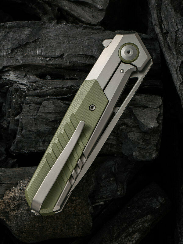 We Knife Co Arsenal Folding Knife 3.5" CPM 20CV Steel Blade Titanium / G10 Handle 200731 -We Knife Co - Survivor Hand Precision Knives & Outdoor Gear Store