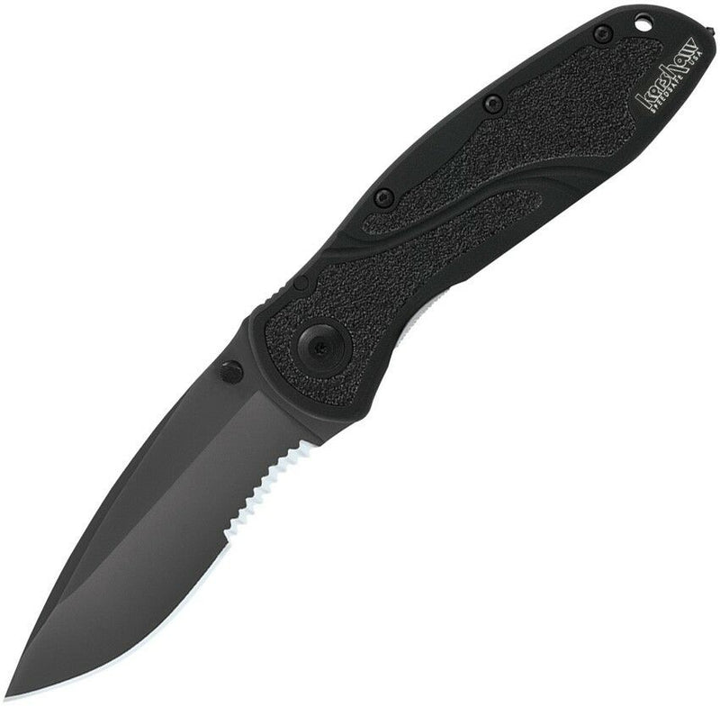 Kershaw Tactical Folding Knife 3.5" Sandvik 14C28N Steel Blade Aluminum Handle 1670GBBLKST -Kershaw - Survivor Hand Precision Knives & Outdoor Gear Store