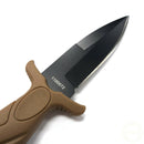 Smith & Wesson Boot Knife 3" Stainless Steel Blade Tan Rubber Handle 1100072 -Smith & Wesson - Survivor Hand Precision Knives & Outdoor Gear Store