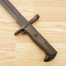 M1 Combat Knife 9.75" Black Stainless Steel Blade Black Grooved Stainless Handle 210933 -China Made - Survivor Hand Precision Knives & Outdoor Gear Store