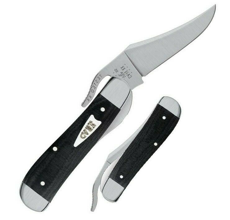 Case XX Russlock Folding Knife 2.7" Stainless Steel Blade Smooth Micarta Handle 27734 -Case Cutlery - Survivor Hand Precision Knives & Outdoor Gear Store