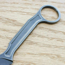 Bastinelli Creations SPADE Fixed Knife 1.75" Serrated Bohler N690 Steel Blade One Piece Construction 223S -Bastinelli Creations - Survivor Hand Precision Knives & Outdoor Gear Store