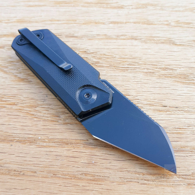 Civivi Ki-V Slip Joint Folding Knife 1.5" 9Cr18MoV Steel Blade Black G10 Handle 2108B -Civivi - Survivor Hand Precision Knives & Outdoor Gear Store