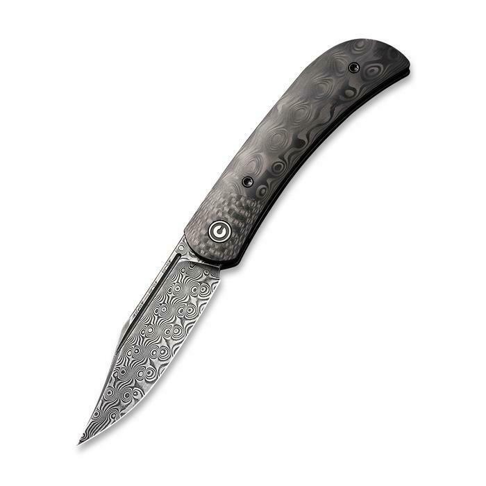 Civivi Appalachian Folding Knife 2.96" Damascus Steel Blade Carbon Fiber Handle 19010CDS3 -Civivi - Survivor Hand Precision Knives & Outdoor Gear Store