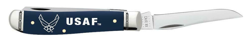 Case XX U.S. Air Force Pocket Knife Stainless Steel Blades Blue Synthetic Handle 32402 -Case Cutlery - Survivor Hand Precision Knives & Outdoor Gear Store