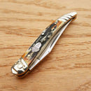 Rough Ryder Folding Knife Damascus Steel Clip Toothpick Blade Stag Bone Handle 2154 -Rough Ryder - Survivor Hand Precision Knives & Outdoor Gear Store