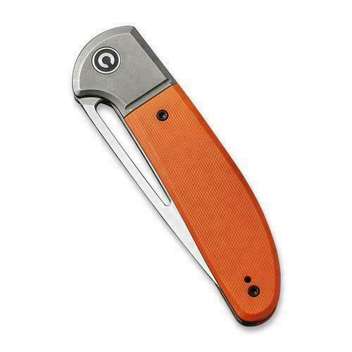 Civivi Trailblazer XL Folding Knife 3.5" D2 Tool Steel Blade Orange G10 Handle 2101B -Civivi - Survivor Hand Precision Knives & Outdoor Gear Store