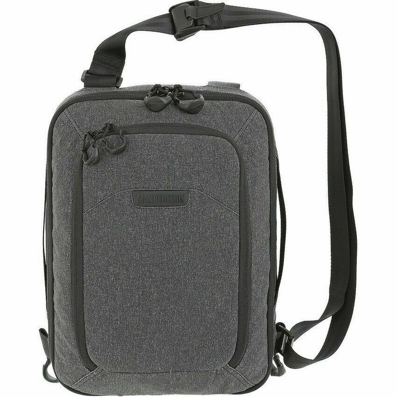 Maxpedition ENTITY Series Tech Sling Bag L Char Black And Gray 10L Capacity TSLTLCH -Maxpedition - Survivor Hand Precision Knives & Outdoor Gear Store