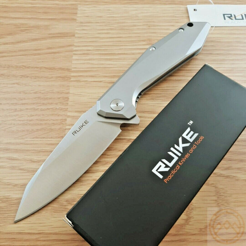 RUIKE P135 Beta Plus Folding Knife 3.75" 14C28N Sandvik Steel Blade 420HC Stainless Handle P135SF -RUIKE - Survivor Hand Precision Knives & Outdoor Gear Store