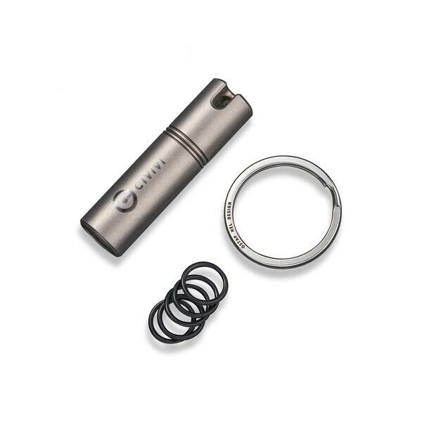 Civivi Key Bit Container Gray One Piece 6AL4V Titanium Construction 200481 -Civivi - Survivor Hand Precision Knives & Outdoor Gear Store