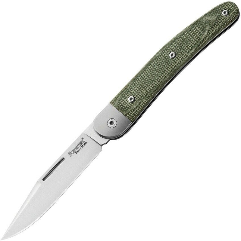 LionSTEEL Jack Folder Folding Knife Bohler M390 Steel Blade Green Micarta Handle JK1CVG -LionSTEEL - Survivor Hand Precision Knives & Outdoor Gear Store